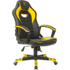 Кресло игровое Zombie GAME 16 черный/желтый
