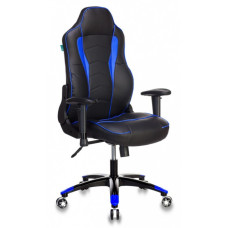 Игровое кресло Бюрократ VIKING-3/BL+BLUE черный/синий