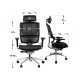 Игровое кресло Thermaltake CYBERCHAIR E500 Black/Comfort size/4D
