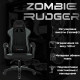 Кресло Бюрократ игровое Zombie Rudger черный/серый