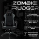 Кресло Бюрократ игровое Zombie Rudger черный/серый