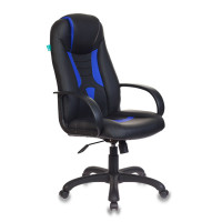 Игровое кресло Бюрократ VIKING-8N/BL-BLUE черный/синий