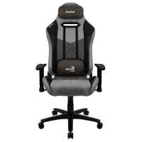 Игровое кресло Aerocool DUKE Ash Black пепельно-черное