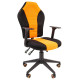 Кресло Chairman game 8 чёрное/оранжевое