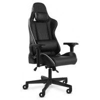 Игровое кресло WARP Xn чёрное карбон экокожа алькантара