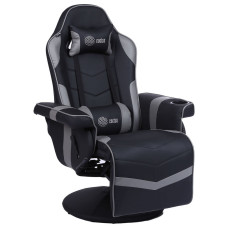 Кресло игровое Cactus CS-CHR-GS200BLG черный/серый