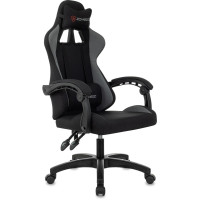 Кресло Бюрократ игровое Zombie Void G черный/серый 