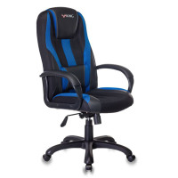 Игровое кресло Бюрократ VIKING-9/BL+BLUE черный/синий
