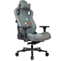 Кресло игровое Бюрократ Knight Craft Dragon серый