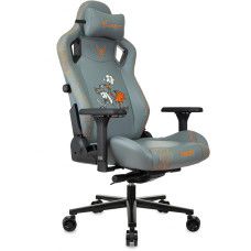 Кресло игровое Бюрократ Knight Craft Dragon серый