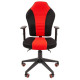 Кресло Chairman game 8 чёрное/красное