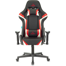 Кресло Бюрократ игровое ZOMBIE Z4 черный/красный