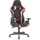 Кресло Бюрократ игровое ZOMBIE Z4 черный/красный