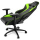 Игровое кресло Sharkoon Elbrus 3 чёрно-зелёное