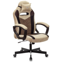 Кресло игровое Бюрократ VIKING 6 KNIGHT BR FABRIC коричневый