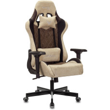 Кресло игровое Бюрократ Zombie Viking 7 Knight Fabric коричневый/бежевый