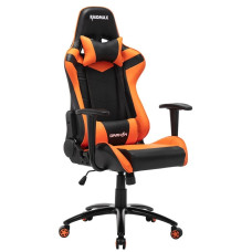 Игровое кресло RAIDMAX DK606RUOG оранжево-черное