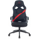 Кресло игровое Бюрократ Zombie DRIVER черный/красный