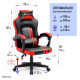 Кресло игровое DEFENDER Mercury Black/Red