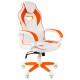 Игровое кресло Chairman game 16 чёрный/оранжевый