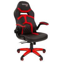 Игровое кресло Chairman game 18 чёрное/оранжевое