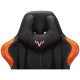 Кресло игровое Бюрократ Zombie VIKING 5 AERO черный/оранжевый