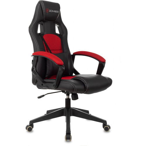 Кресло игровое Бюрократ Zombie Arena черный эко.кожа/ткань