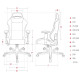 Игровое кресло DXRacer Drifting OH/DM61/NWB чёрно-сине-белое
