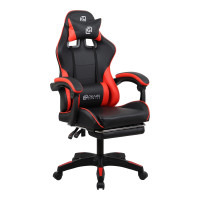 Кресло игровое OKLICK Camper черный/красный