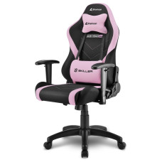 Игровое кресло Sharkoon Skiller SGS2 Jr. чёрно-розовое