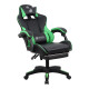 Кресло игровое OKLICK Camper черный/зеленый