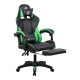 Кресло игровое OKLICK Camper черный/зеленый