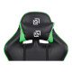 Кресло игровое OKLICK Camper черный/зеленый