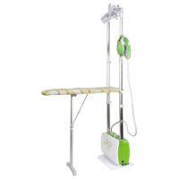 Гладильная система Endever ODYSSEY Q-920 белый/зеленый Гладильная система Endever ODYSSEY Q-920, давление пара 4 бар, производительность пара 60 г/мин, макс.мощность 2400 Вт, емкость бака 1100 мл, цвет - белый/зеленый. Гладильная доска с отпаривателем. Па