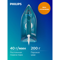 Утюг PHILIPS DST3040/70 голубой