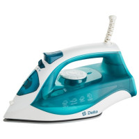 Утюг DELTA DL-756 белый с зеленым