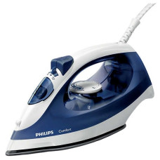 Утюг Philips GC1430/20 электрический, мощность 1700 Вт, паровой удар 70 г, постоянный пар 20 г/мин, резервуар 220 мл, система очистки от накипи Calc Clean, подошва антипригарная