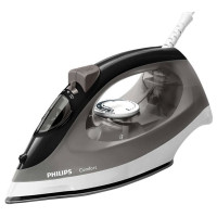 Утюг Philips GC1444/80 электрический, мощность 2000 Вт, паровой удар 100 г, постоянный пар 25г/мин, резервуар 220 мл, система очистки от накипи Calc Clean, подошва Steam Glide Ceramic, капля стоп, автооключение