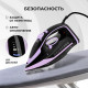 Утюг Galaxy Line GL 6135 черный с лиловым
