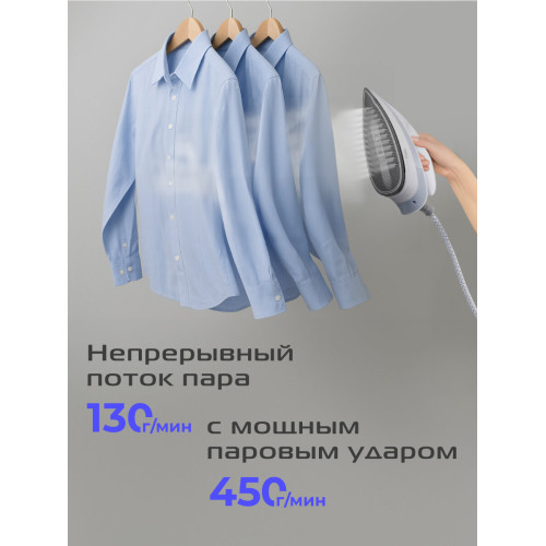 Парогенератор Red Solution RSS-5906 белый/голубой