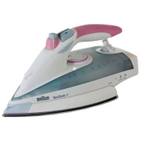 Утюг Braun TS755EA 2400Вт белый/розовый