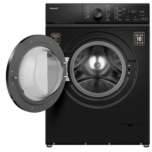 Стиральная машина Weissgauff WM 4527 DC Inverter Steam Black