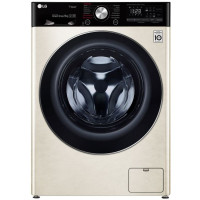 Стиральная машина LG F4V5VS9B бежевый/черный (пар, дозагрузка)