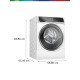 Стирально-сушильная машина Bosch WNC254A0ME белый