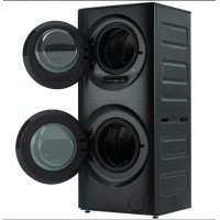 Стирально-сушильная машина БИРЮСА WMD-SG1514/15 DM с прямым приводом Темный металлик