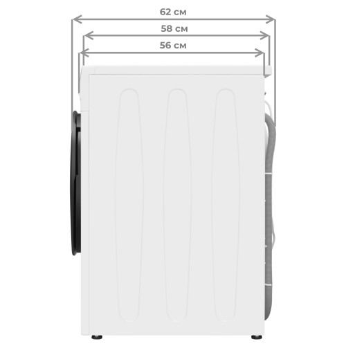 Стиральная машина MEFERI MFW101216WH Comfort