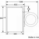 Стиральная машина Bosch WAX32E90ME белый