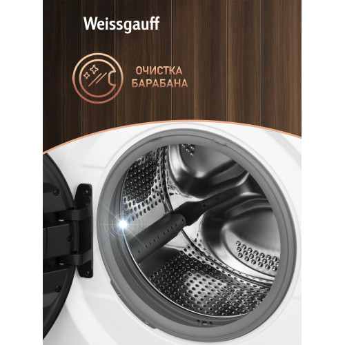 Стиральная машина Weissgauff WM 45127 Inverter Steam Color Touch Grey