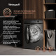 Стиральная машина Weissgauff WM 45127 Inverter Steam Color Touch Grey
