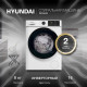 Стиральная машина Hyundai WFD8402 белый